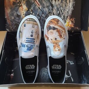Limited Edition Sperry x Star Wars R2D2 C3PO Sneakers Size 7